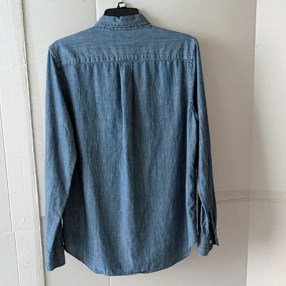 Ralph Lauren Boys Blue Soft Denim Button-Down Shirt SZ XL(18-20) Casual Comfy - Picture 4 of 8